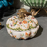 Melting Pot - Schaal met Deksel Paddenstoel Brons Bloemen Wit 9.8x8.2cm Melting Pot - Schaal met Deksel Paddenstoel Brons Bloemen Wit 9.8x8.2cm