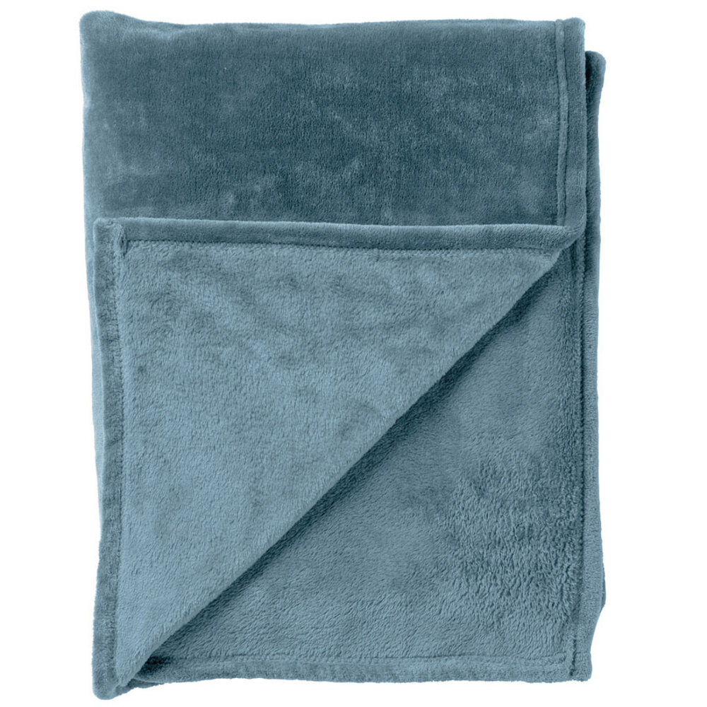 Melting Pot - Plaid Charlie Fleece XL 200x220cm Provincial Blauw Melting Pot - Plaid Charlie Fleece XL 200x220cm Provincial Blauw