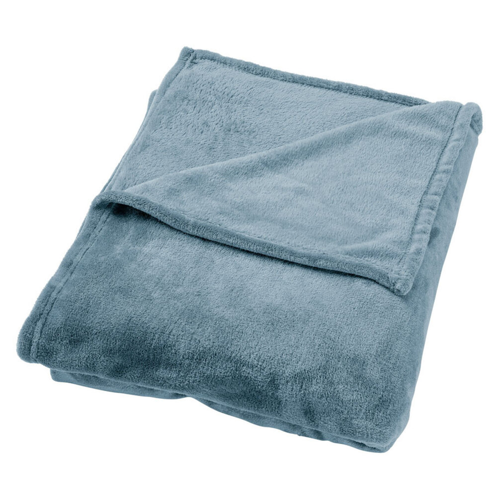 Melting Pot - Plaid Charlie Fleece XL 200x220cm Provincial Blauw Melting Pot - Plaid Charlie Fleece XL 200x220cm Provincial Blauw