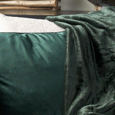 Melting Pot - Plaid Charlie Fleece XL 200x220cm Mountain Donker Groen Melting Pot - Plaid Charlie Fleece XL 200x220cm Mountain Donker Groen