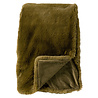 Melting Pot - Plaid Zinzi Nep bont 140x180cm Military Olijf Groen Melting Pot - Plaid Zinzi Nep bont 140x180cm Military Olijf Groen