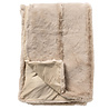 Melting Pot - Plaid Zinzi Nep bont 140x180cm Stone Beige Melting Pot - Plaid Zinzi Nep bont 140x180cm Stone Beige