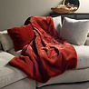 Melting Pot - Plaid Zinzi Nep bont 140x180cm Merlot Rood Melting Pot - Plaid Zinzi Nep bont 140x180cm Merlot Rood