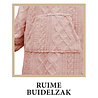 Melting Pot - Onesie Sophie Hoodie en Deken XL 70x110cm Roze Melting Pot - Onesie Sophie Hoodie en Deken XL 70x110cm Roze