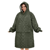 Melting Pot - Huis Onesie Sophie Hoodie en Deken XL Olijf Groen Melting Pot - Huis Onesie Sophie Hoodie en Deken XL Olijf Groen