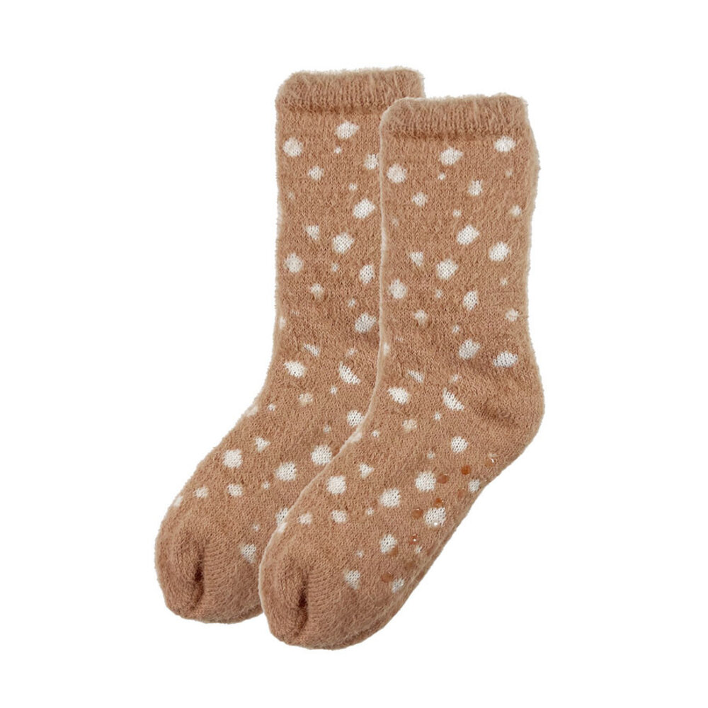 Melting Pot - Huis Sokken Dots Roze / Muted Clay - One size Melting Pot - Huis Sokken Dots Roze / Muted Clay - One size