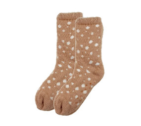 Melting Pot - Huis Sokken Dots Roze - One size Melting Pot - Huis Sokken Dots Roze - One size