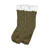 Melting Pot - Huis Sokken Elza Olijf Groen - One size Melting Pot - Huis Sokken Elza Olijf Groen - One size