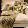 Melting Pot - Plaid Isabella Military Olijf Groen Katoen 150x200cm Melting Pot - Plaid Isabella Military Olijf Groen Katoen 150x200cm