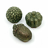 Melting Pot - Ornamenten Herfst / Kerst Glitter Groen 6cm (set/3) Melting Pot - Ornamenten Herfst / Kerst Glitter Groen 6cm (set/3)