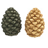 Melting Pot - Dennenappels Glitter Goud en Groen 9x13cm (set/2) Melting Pot - Dennenappels Glitter Goud en Groen 9x13cm (set/2)