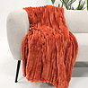 Melting Pot - Plaid Ricky Fleece L 150x200cm Potters Clay Oranje Melting Pot - Plaid Ricky Fleece L 150x200cm Potters Clay Oranje