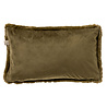 Melting Pot - Kussen Zaya Nepbont Military Olijf Groen 50x30cm Melting Pot - Kussen Zaya Nepbont Military Olijf Groen 50x30cm