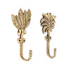 Doing Goods Wandhaakjes Devi Palmboom Messing (set/2) 13x7 en 12x7cm Doing Goods Wandhaakjes Devi Palmboom Messing (set/2) 13x7 en 12x7cm