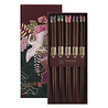 Melting Pot - Chopsticks Japan Floral Kraanvogel (set/5) in cadeau doos Melting Pot - Chopsticks Japan Floral Kraanvogel (set/5) in cadeau doos