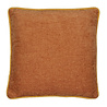 Kussen Roest met Oker Bies 45x45cm Kussen Roest met Oker Bies 45x45cm