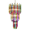 Colmore - Lamp Kroonluchter Pegels Multicolor Glas 47x74cm 3-laags