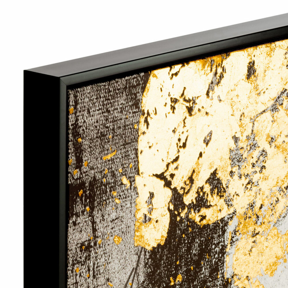 Melting Pot - Schilderij Vrouw in Goud 103x143cm ingelijst Melting Pot - Schilderij Vrouw in Goud 103x143cm ingelijst