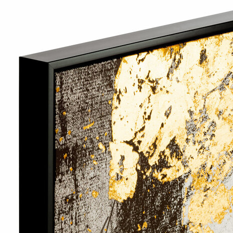 Melting Pot - Schilderij Vrouw in Goud 103x143cm ingelijst Melting Pot - Schilderij Vrouw in Goud 103x143cm ingelijst