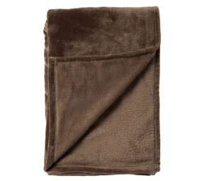 Melting Pot - Plaid Charlie Fleece XL 200x220cm Chocola Bruin Melting Pot - Plaid Charlie Fleece XL 200x220cm Chocola Bruin