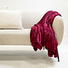 Melting Pot - Plaid Charlie Fleece XL 200x220cm Plum Rood Melting Pot - Plaid Charlie Fleece XL 200x220cm Plum Rood