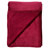 Melting Pot - Plaid Charlie Fleece XL 200x220cm Plum Rood Melting Pot - Plaid Charlie Fleece XL 200x220cm Plum Rood