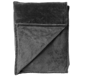 Melting Pot - Plaid Charlie Fleece XL 200x220cm Charcoal Grijs Melting Pot - Plaid Charlie Fleece XL 200x220cm Charcoal Grijs