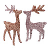 Melting Pot - Kerst Decoratie Hertjes Glitters 'Oh my Deer' in 2 kleuren 2 maten Melting Pot - Kerst Decoratie Hertjes Glitters 'Oh my Deer' in 2 kleuren 2 maten