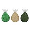 Melting Pot - Kerstbal Engel Glitter Groen + LED lampje in 3 kleuren en 3 maten Melting Pot - Kerstbal Engel Glitter Groen + LED lampje in 3 kleuren en 3 maten