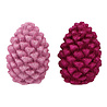 Melting Pot - Dennenappels Glitters Roze en Fuchsia 9x13cm Melting Pot - Dennenappels Glitters Roze en Fuchsia 9x13cm