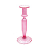 Melting Pot - Kandelaar Karakum Glas Pink 9x20cm 3 kleuren 2 vormen Melting Pot - Kandelaar Karakum Glas Pink 9x20cm 3 kleuren 2 vormen