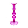 Melting Pot - Kandelaar Karakum Glas Pink 9x20cm 3 kleuren 2 vormen Melting Pot - Kandelaar Karakum Glas Pink 9x20cm 3 kleuren 2 vormen