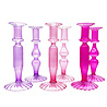 Melting Pot - Kandelaar Karakum Glas Pink 9x20cm 3 kleuren 2 vormen Melting Pot - Kandelaar Karakum Glas Pink 9x20cm 3 kleuren 2 vormen
