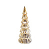 Melting Pot - Kerstboompjes + LED Lampjes Glas Metallic 9x20cm Goud en Groen 3 vormen Melting Pot - Kerstboompjes + LED Lampjes Glas Metallic 9x20cm Goud en Groen 3 vormen