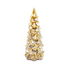 Melting Pot - Kerstboompjes + LED Lampjes Glas Metallic 9x20cm Goud en Groen 3 vormen Melting Pot - Kerstboompjes + LED Lampjes Glas Metallic 9x20cm Goud en Groen 3 vormen