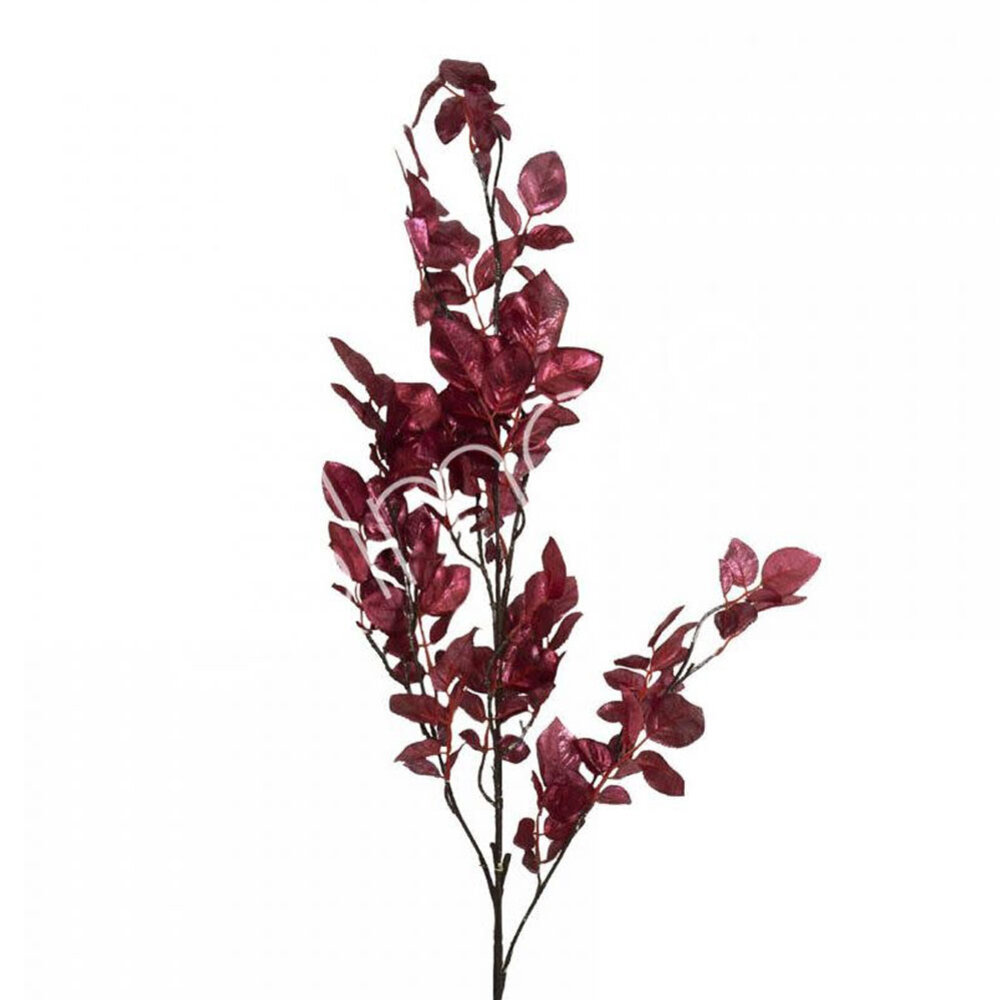 Melting Pot - Kunstbloem Tak met Rode Bladeren 113cm