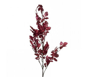Melting Pot - Kunstbloem Tak met Rode Bladeren 113cm Melting Pot - Kunstbloem Tak met Rode Bladeren 113cm