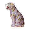 Melting Pot - Beeld Luipaard L Llla Oker Strepen Keramiek H30cm Melting Pot - Beeld Luipaard L Llla Oker Strepen Keramiek H30cm