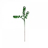 Melting Pot - Kerstdecoratie Tak Krullen Groen Glitter 13x72cm Melting Pot - Kerstdecoratie Tak Krullen Groen Glitter 13x72cm