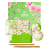 Melting Pot - Sushi Set Kawaii Flower Groen in cadeau doos Melting Pot - Sushi Set Kawaii Flower Groen in cadeau doos