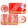 Melting Pot - Sushi Set Kawaii Flower Rood in cadeau doos Melting Pot - Sushi Set Kawaii Flower Rood in cadeau doos