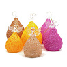 Melting Pot - Kerstbal Engel Glitter + LED Lampjes div. kleuren 3 maten Melting Pot - Kerstbal Engel Glitter + LED Lampjes div. kleuren 3 maten