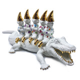 Lammers en Lammers - Born To Be Wild Bloemen met Gouden Mutsen 18x52cm Lammers en Lammers - Born To Be Wild Bloemen met Gouden Mutsen 18x52cm