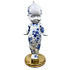 Kewpie Delfts Blauw Gouden Sokkel H50cm