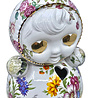 Lammers en Lammers Wiebelpop Bloemen Vaas 16x27cm Lammers en Lammers Wiebelpop Bloemen Vaas 16x27cm