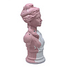 Lammers en Lammers Buste Roze Wit H29cm Lammers en Lammers Buste Roze Wit H29cm