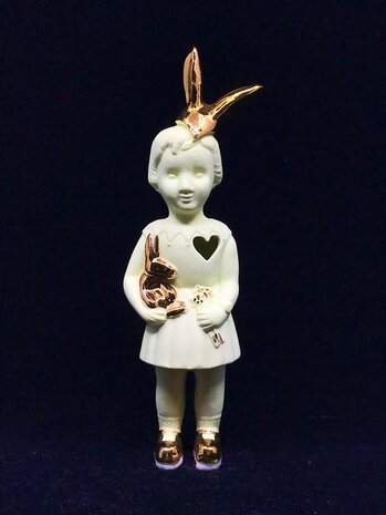 Lammers en Lammers - Bunny Wit 14cm Lammers en Lammers - Bunny Wit 14cm