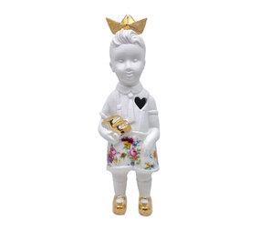 Lammers en Lammers - Kees Jan met Bootje Bloemen 25cm