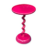 Diga Colmore Bijzettafel Swirl Fuchsia S Aluminium H49cm Diga Colmore Bijzettafel Swirl Fuchsia S Aluminium H49cm