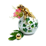 Lammers en Lammers - Kikker Vaas Klimop Groen 23cm Lammers en Lammers - Kikker Vaas Klimop Groen 23cm